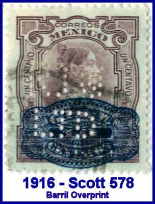 Royal Insurance Company, Ltd, 1916 perfin